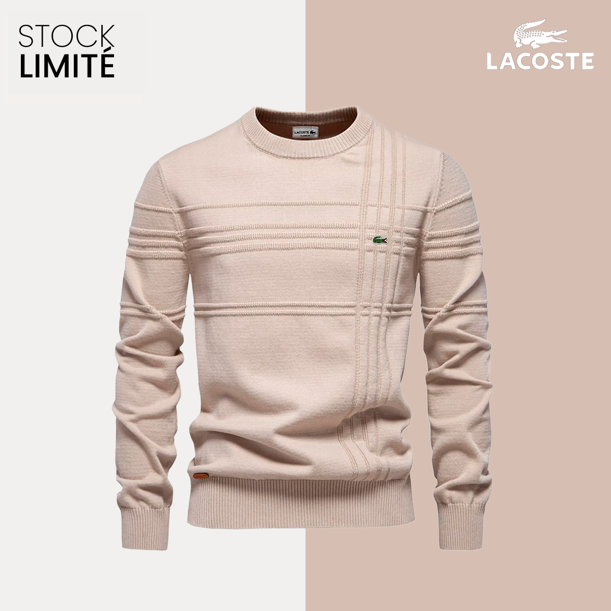 Maglione lavorato a maglia aristocratico 